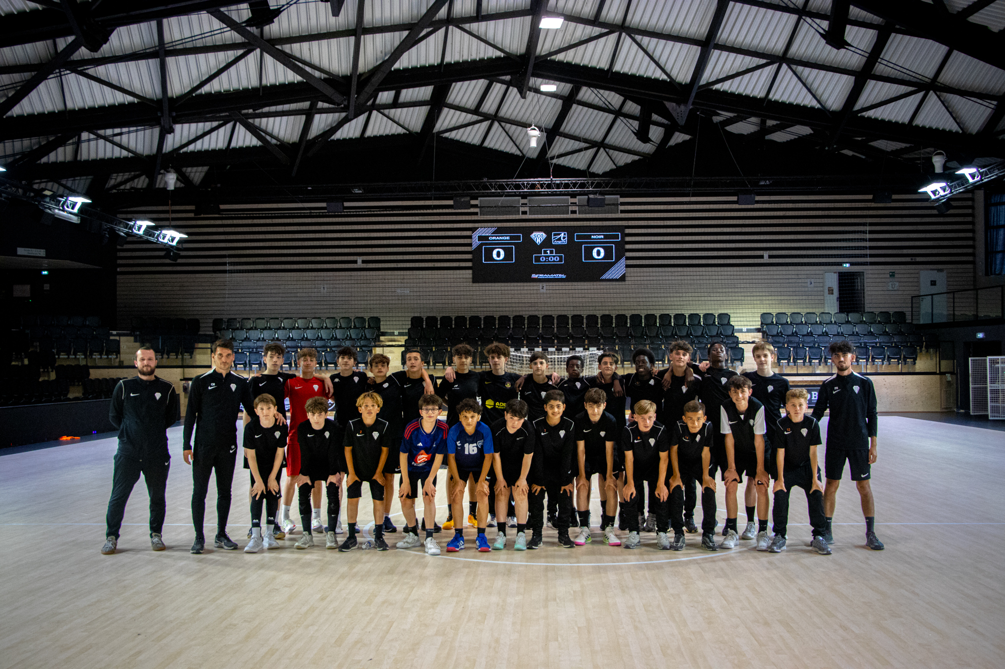 Reportage audiovisuel – Rencontre U14 Angers SCO Foot & Handball – Mai 2025